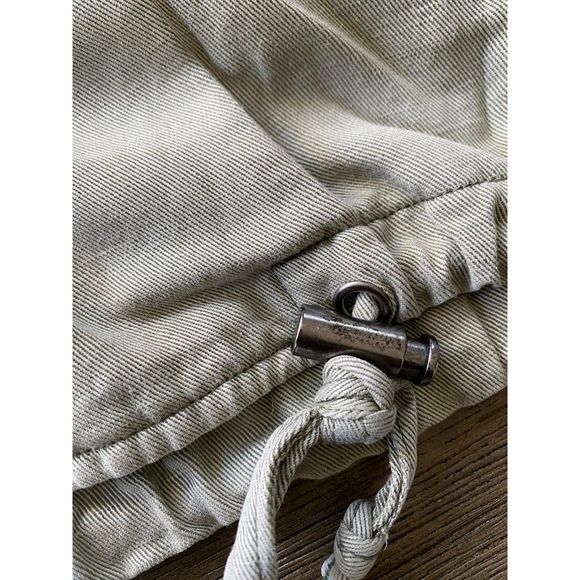 Rails Womens Collins‎ Sage Green Utility Maverick Linen Tencel Jacket Size Small - Picture 8 of 11